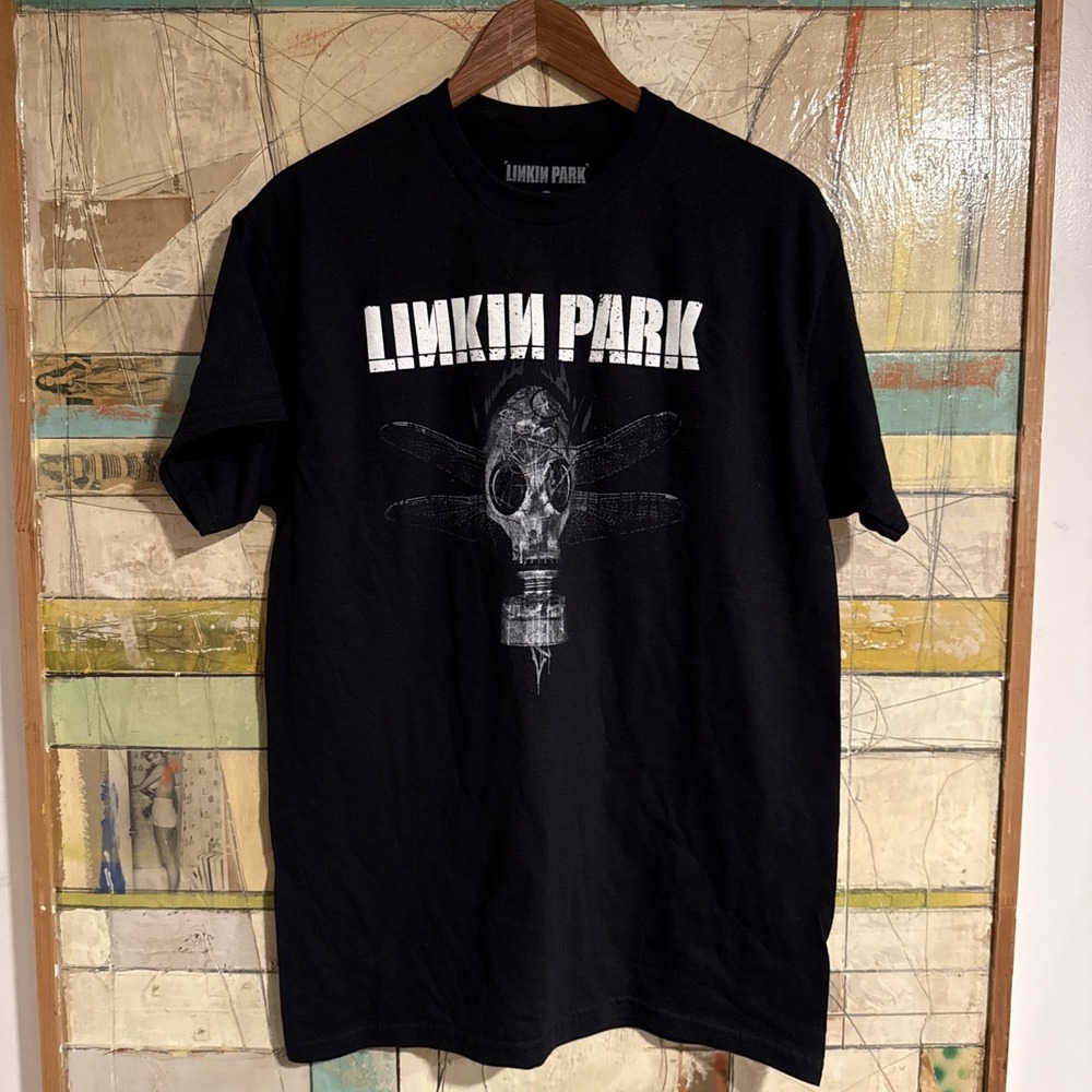 Linkin Park Gas Mask Shirt Medium Chester Bennington Mike‎ Shinoda Nu Metal NEW